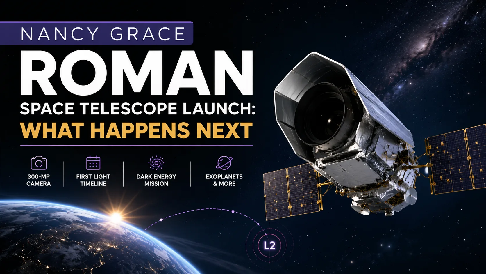 Nancy Grace Roman Space Telescope Launch: Next Cosmic Era
